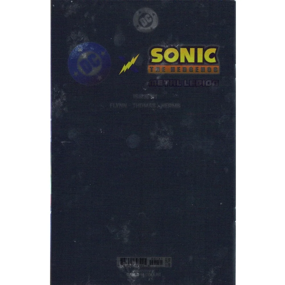 DC X SONIC THE HEDGEHOG METAL LEGION #1 COMIC COVER E FOIL NM 1ST PRINT 2026 DC